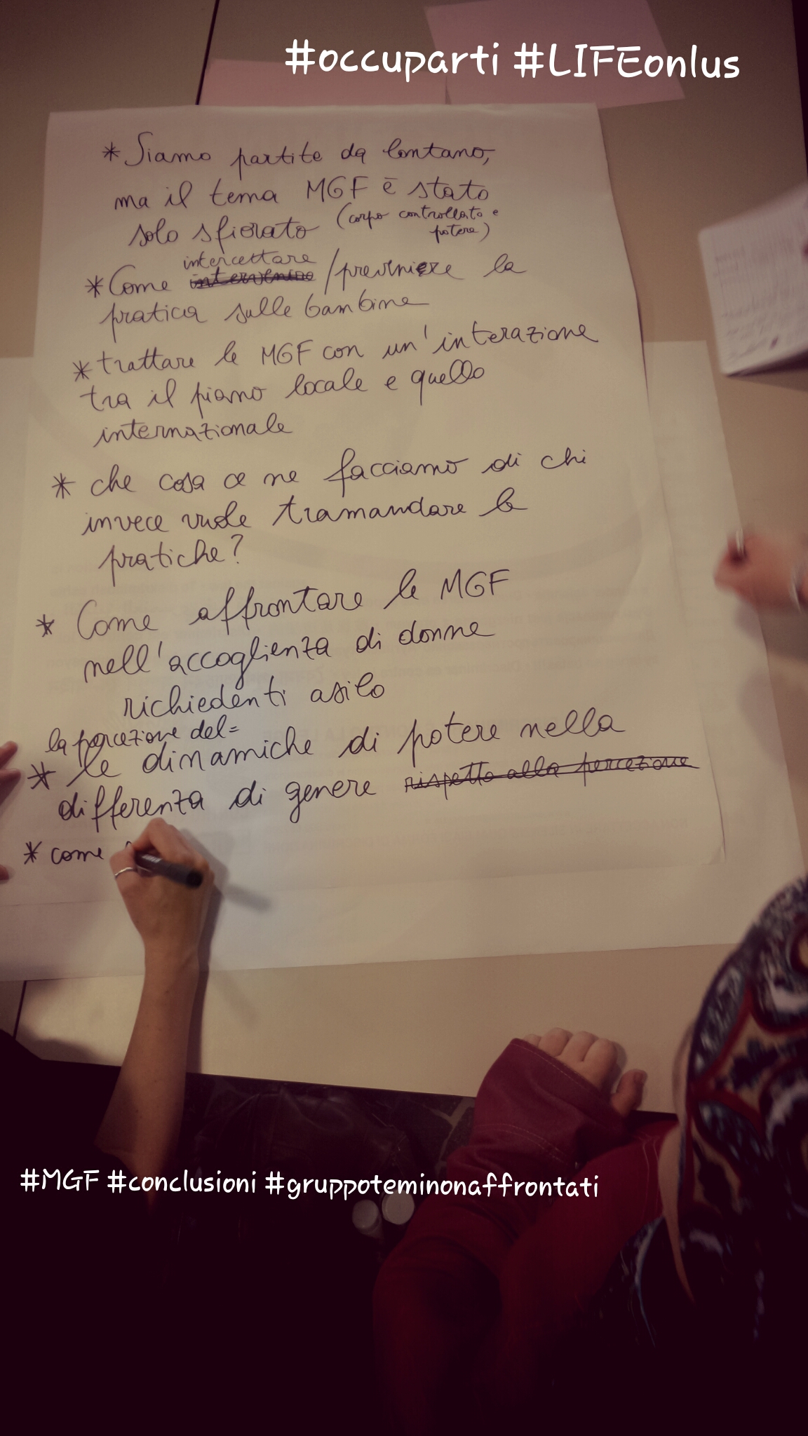 #MGF #conclusioni #gruppoteminonaffrontati #MGFravenna #LIFEonlus #icorpideglialtri
