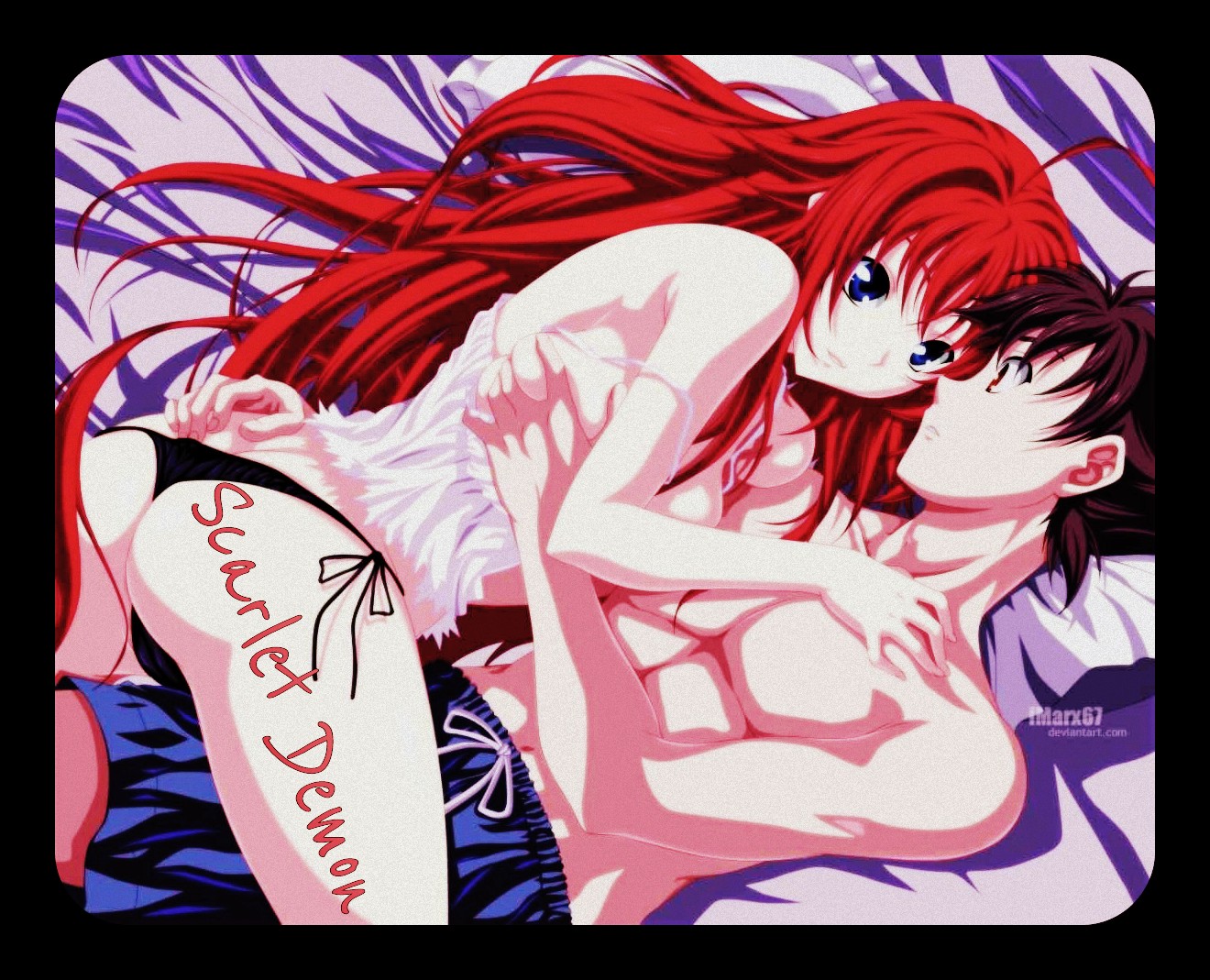 lucky rias issei scarlet 169547928000202 by @demonforever.