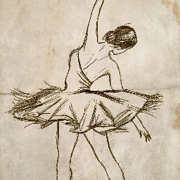 dcsketch art sketch draw ballerina