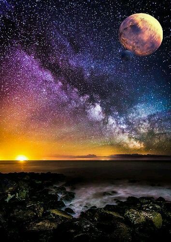 Image result for stars in the ocean and the universe