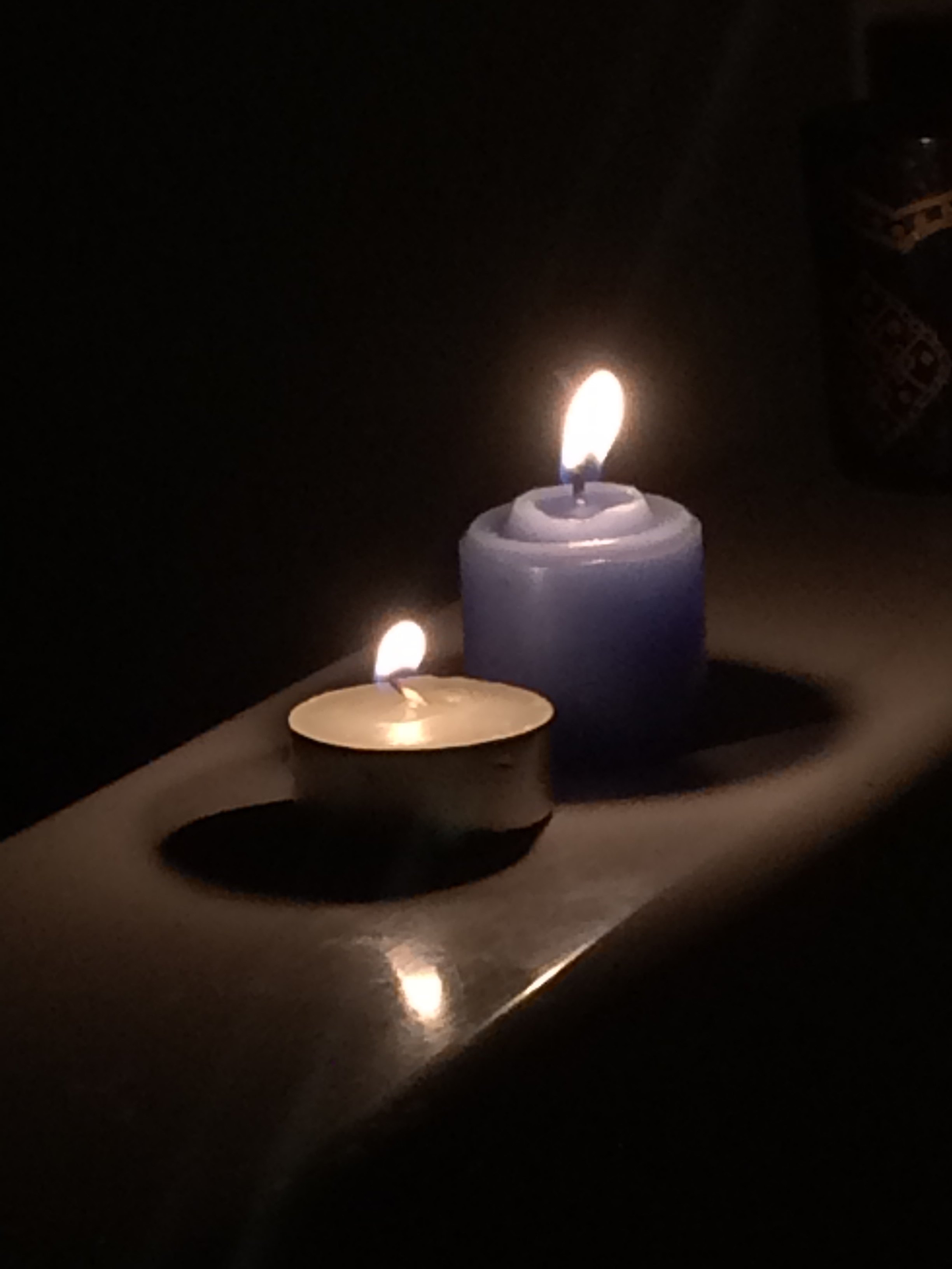 Candle lit bath ️ ️ image by katelynberry